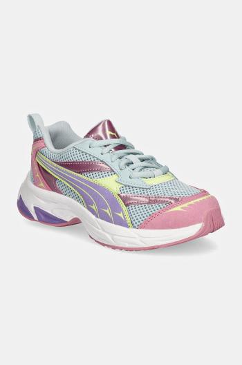 Dětské sneakers boty Puma Morphic Mystery Garden modrá barva, 397884