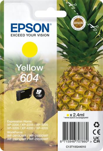 Epson 604 T10G440 C13T10G44010 žlutá (yellow) originální cartridge