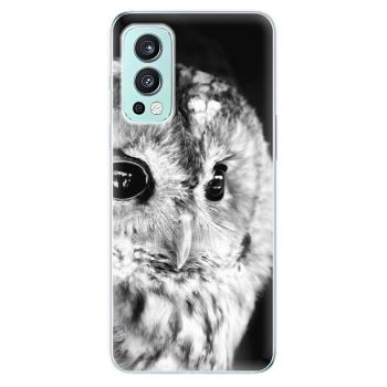 Odolné silikonové pouzdro iSaprio - BW Owl - OnePlus Nord 2 5G