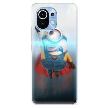 Odolné silikonové pouzdro iSaprio - Mimons Superman 02 - Xiaomi Mi 11