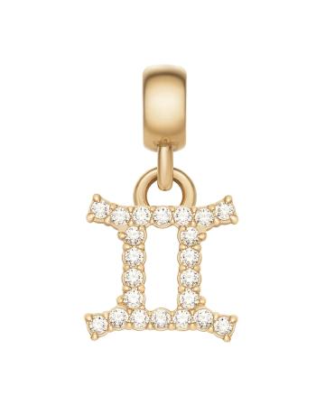 Daniel Wellington Pozlacený přívěsek s krystaly Blíženci Crystal Zodiac DW00400758