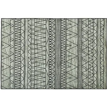 Koberec černý a šedý 160 x 230 cm KEBAN, 178831 (beliani_178831)