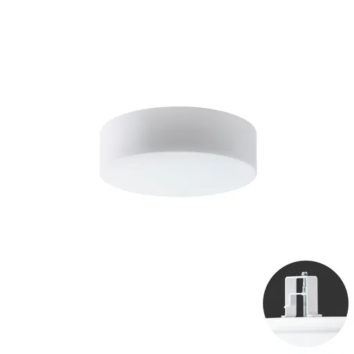 OSMONT ERI67611 ERIS V2 stropní/nástěnné skleněné polovestavné svítidlo bílá IP44 4000 K 13W LED HF