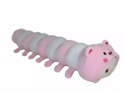 Plyšák Stonožka růžová