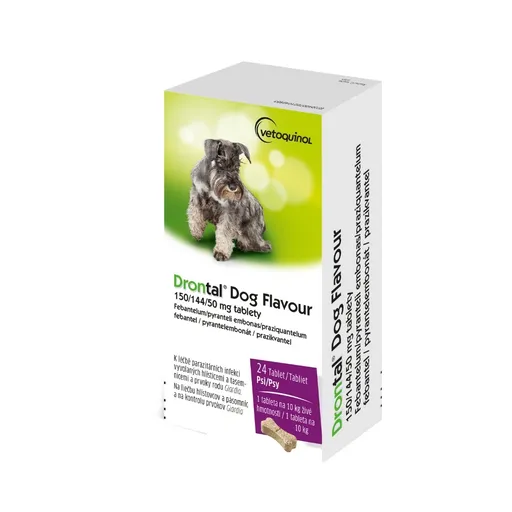Drontal Dog Flavour 150/144/50 mg 24 tablet