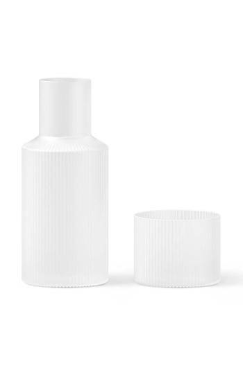 Karafa se sklenicí ferm LIVING Ripple Small Carafe Set