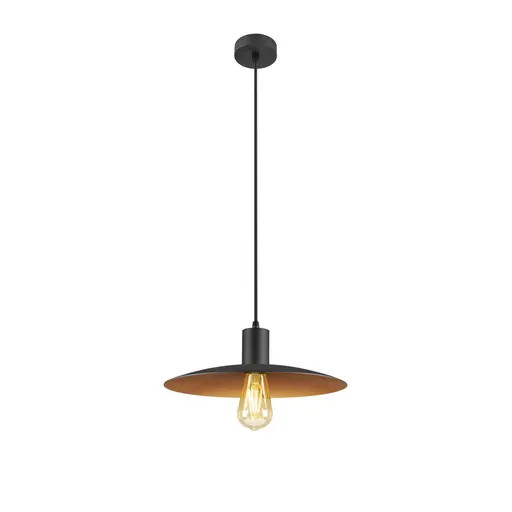 BIG WHITE (SLV) LALU SET závěsné svítidlo, patice E27, ELYPSE 33, délka závěsu 200 cm, Žárovka v ceně, černá 1010786