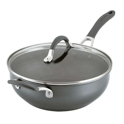 Wok na indukci SCRATCHDEFENSE A1 26 cm, 4,25 l, s poklicí, hliník, Circulon