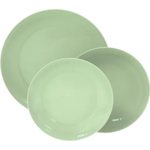 Luminarc 18dílná jídelní sada Apy Paradise Green