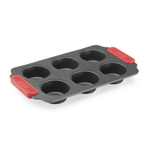 Forma na muffiny 31 x 18 cm, šedá, ocel, Lékué