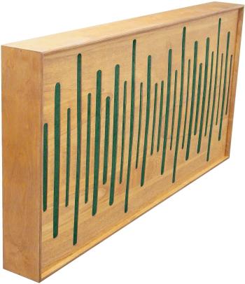 Mega Acoustic FiberExcellentPRO120 Natural/Green Absorpční dřevěný panel