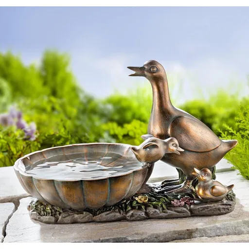 Pítko pro ptáky Kachní rodinka