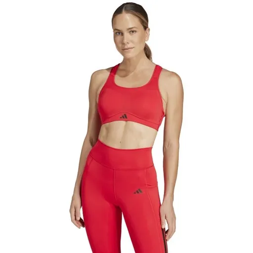 adidas TLRD HS BRA Dámská podprsenka, červená, velikost XL C-D