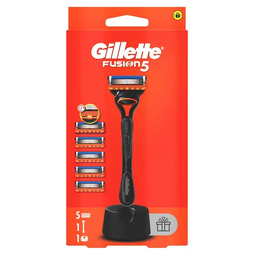 Gillette Holicí strojek Gillette Fusion + 5 hlavic