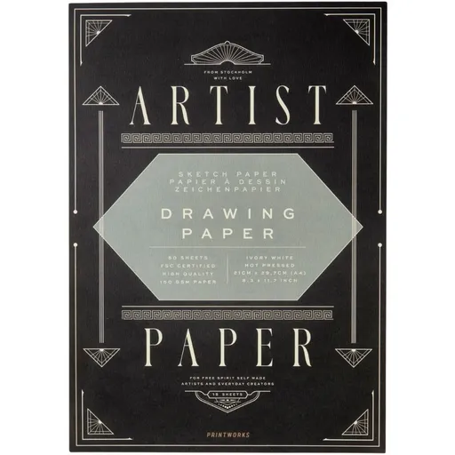 Papír na kreslení Printworks A4 50 ks