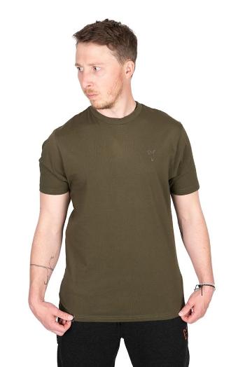 Fox Triko Khaki Head Logo T-Shirt - S