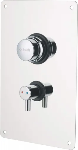 DEANTE Lisovaná mosazná sprchová baterie, samouzavírací, podomítková s regulací teploty BBH_048P