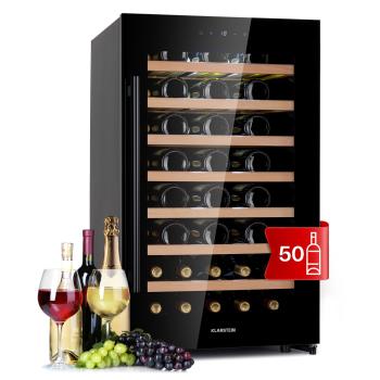 Klarstein Barossa 50 Uno, vinotéka, 120 l/50 lahví, 1 zóna, dotykové ovládání