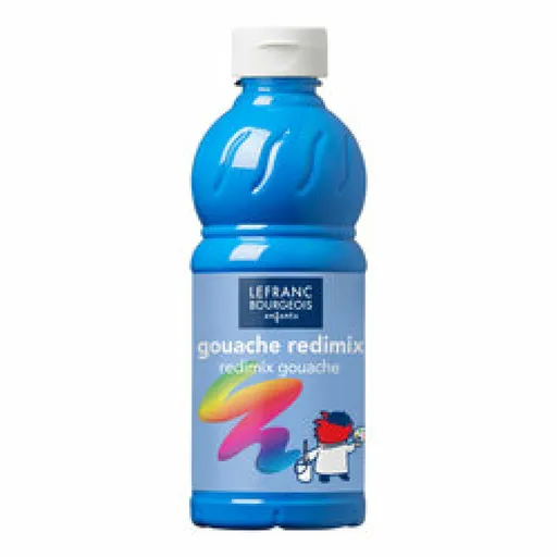 Temperová barva Lefranc Redimix 500ml – 020 Fluo Blue