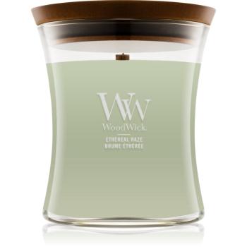 Woodwick Ethereal Haze vonná svíčka s dřevěným knotem 275 g