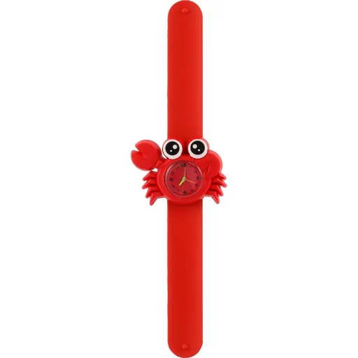 Dětské hodinky samonavíjecí mořský svět červené