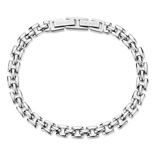 S'Agapõ Stylový ocelový náramek Ripple SRP97