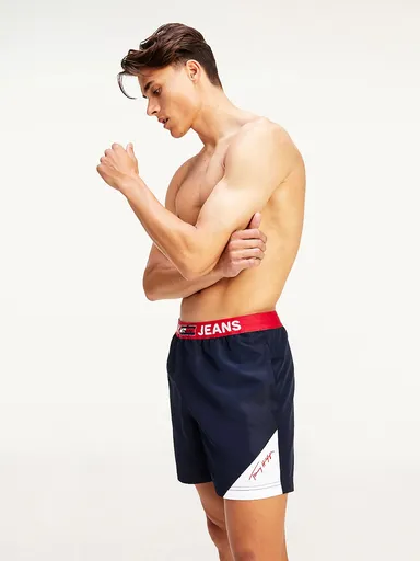 Tommy Jeans pánské tmavě modré plavky SF MEDIUM DRAWSTRING UM0UM02067 M