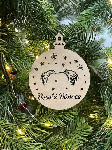 Vsepropejska Vánoční baňka s jorkšírským teriérem – ozdoba na stromeček Typ: Baňka 7