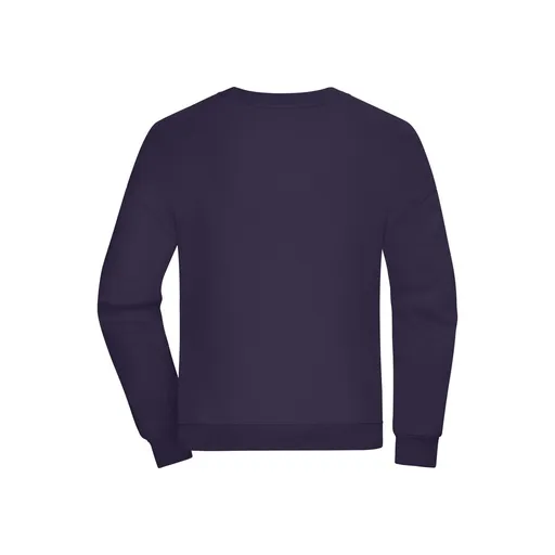 James & Nicholson (Daiber) Oversize mikina UNISEX - Tmavě fialová | L