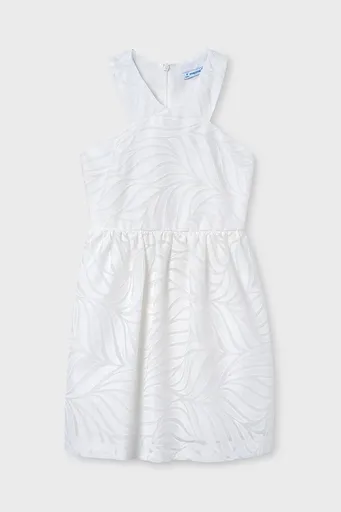 Dětské šaty s příměsí lnu Mayoral