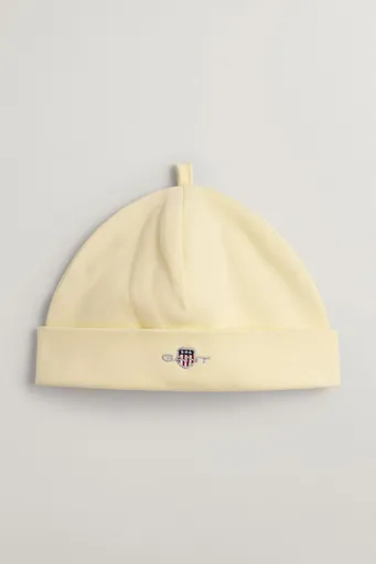 ČEPICE GANT SHIELD BEANIE VANILLA YELLOW