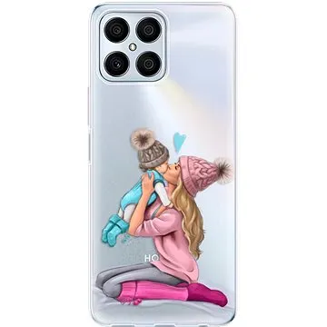 iSaprio Kissing Mom pro Blond and Boy pro Honor X8 (kmbloboy-TPU3-HonX8)