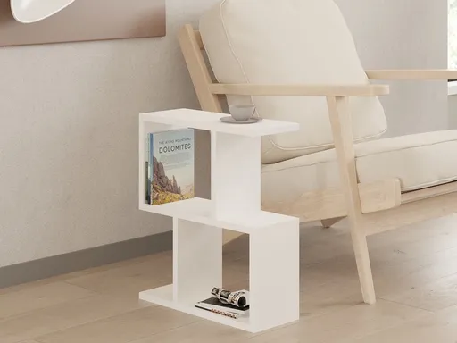 Odkládací stolek / Příruční stolek Zet - White