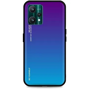 TopQ Kryt LUXURY Realme 9 Pro pevný duhový purpurový 73238 (Sun-73238)