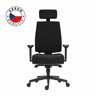 Powerton ERGO JANA Kancelářské ergonomické křeslo, Černé