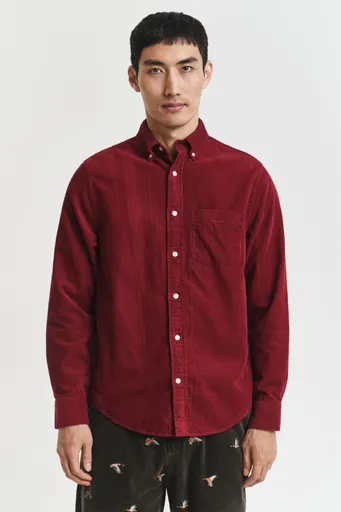 KOŠILE GANT REG CORDUROY SHIRT PLUMPED RED