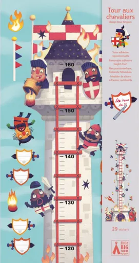 DJECO Samolepkový metr Rytířská věž