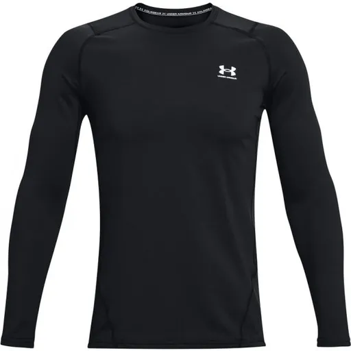 Under Armour FITTED CREW Pánské triko, černá, velikost XXL