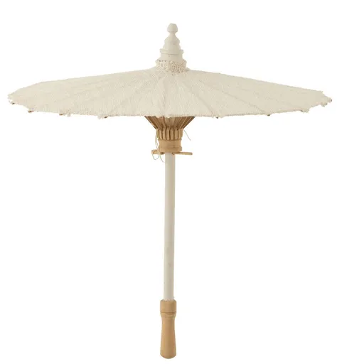 Dřevěný slunečník do ruky Tumanggal - Ø47*57cm J-Line by Jolipa