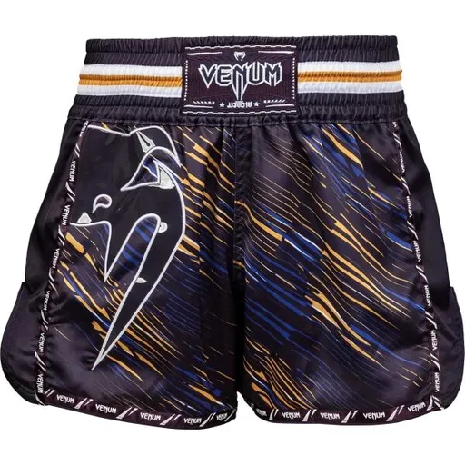 Venum GIANT MUAY THAI SHORTS Muay thai kraťasy, tmavě modrá, velikost