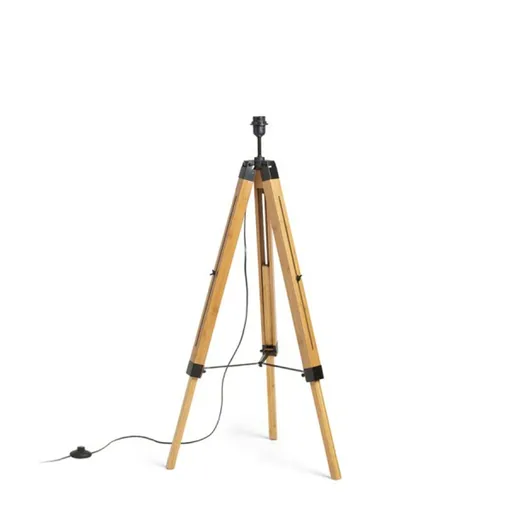 RED - DESIGN RENDL RENDL ALVIS stojanový podstavec bambus/černá 230V E27 15W R14496