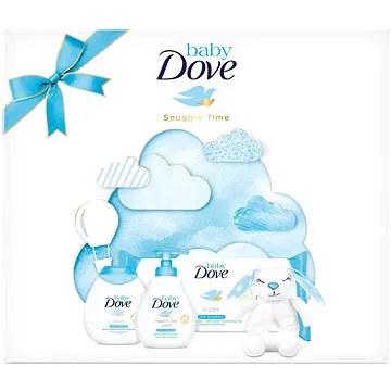 DOVE Baby Rich Moisture sada s plyšovým chrastítkem (8710522987247)