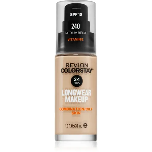 Revlon Cosmetics ColorStay™ SPF 15 dlouhotrvající matující make-up pro mastnou a smíšenou pleť odstín 240 Medium Beige 30 ml