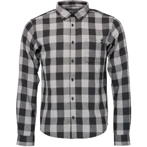 Willard HAJDEN Pánská flanelová košile, černá, velikost XXXL