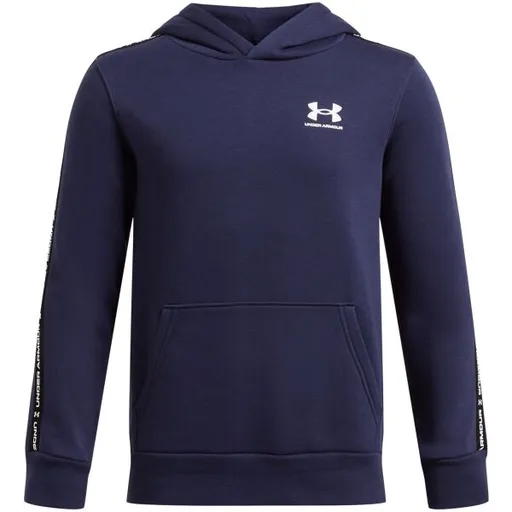 Under Armour ICON FLEECE HOODIE Chlapecká mikina, tmavě modrá, velikost L