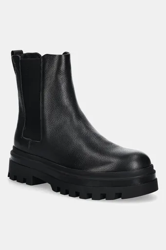 Kožené kotníkové boty Calvin Klein LUGGED CHELSEA BOOT HIGH LTH