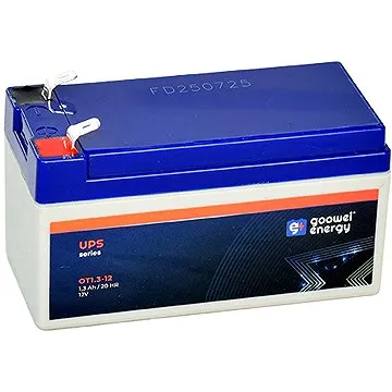 GOOWEI ENERGY Bezúdržbový olověný akumulátor OT1.3-12, 12V, 1.3Ah (OT1.3-12)