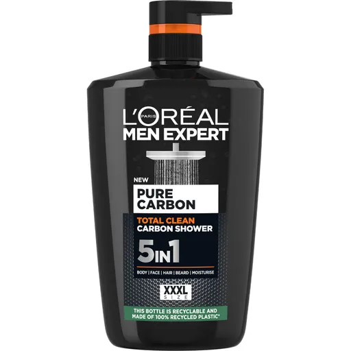 L'Oréal Paris Sprchový gel pro muže Men Expert Pure Carbon (Total Clean Carbon Shower) 1000 ml