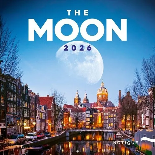 Kalendář 2026 poznámkový: Měsíc, 30 x 30 cm