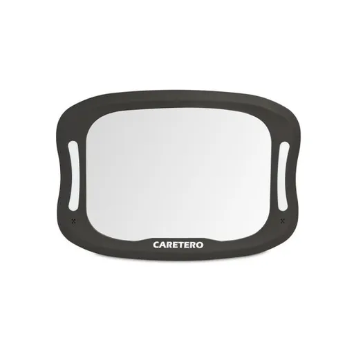 CARETERO ILLUMINATED MIRROR Zrcátko se světlem, černá, velikost